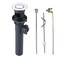 WOWOW Pop Up Drain Assembly with Lift Rod and Overflow Drain Stopper Assembly for Bathroom FaucetChrome