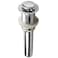 ALLWIN-HOUSEWARE W Bathroom Sink Pop Up Drain Assembly Without Overflow Fits 157 to 236 Inch Sink Openings with 114 Inch Tailpiece Small Cap Solid Brass Drain Stopper Polished Chrome