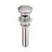 Yodel Faucet Bathroom Sink Drain with Overflow Big Cap Pop up Drain Fit for Large Undermount Sink with Standard 1 34 Drain OpeningBrushed NickelYDPOP3