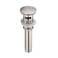 Yodel Faucet Bathroom Sink Drain with Overflow Big Cap Pop up Drain Fit for Large Undermount Sink with Standard 1 34 Drain OpeningBrushed NickelYDPOP3