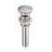 Yodel Faucet Bathroom Sink Drain with Overflow Big Cap Pop up Drain Fit for Large Undermount Sink with Standard 1 34 Drain OpeningBrushed NickelYDPOP3