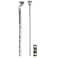 PermaFLOW PF WaterWorks PF0906CH Universal Lavatory PopUp Drain Lift Rod Linkage and Spring Clip Kit Chrome PF0906CH