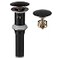 ALLWIN-HOUSEWARE W Oil Rubbed Bronze Pop Up Sink Drain Vanity Bathroom Vessel Lavatory Faucet Detachable Basket Drain Stopper ORB with Overflow