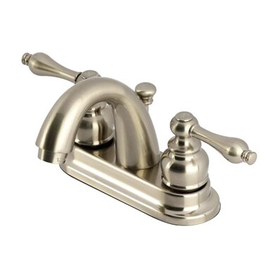 Kingston Brass KB5618AL Restoration 4Inch Centerset Lavatory Faucet Brushed Nickel