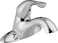 DELTA Delta Classic Centerset Chrome Bathroom Faucet 4 Inch 3 Hole Bathroom Sink Faucet for Vanity Metal PushPop Drain Assembly Chrome 520MPUDST