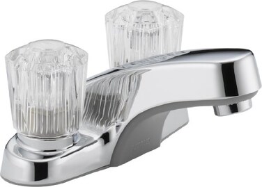 Peerless P240LF Classic Two Handle Bathroom Faucet Chrome