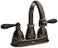 Moen WS84667BRB TwoHandle High Arc Bathroom Faucet Mediterranean Bronze
