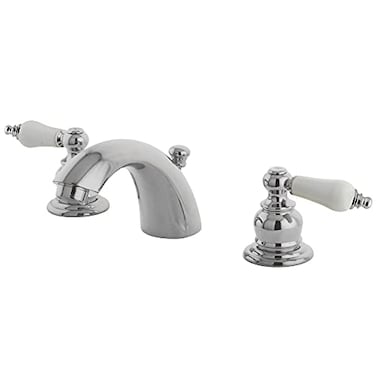 Kingston Brass KB941B Victorian MiniWidespread Bathroom Faucet Polished Chrome 45 x 35 x 206