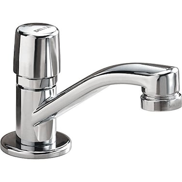 DELTA Delta Faucet 701LFHDF Metering Single Handle Metering Faucet Chrome250 x 625 x 700 inches