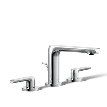 Kohler 973524CP Avid Widespread Bathroom Sink Faucet 12 gpm Polished Chrome