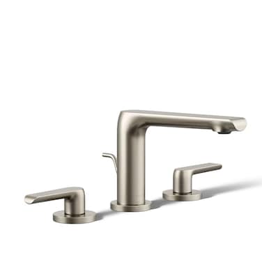 Kohler 973524BN Avid Widespread Bathroom Sink Faucet 12 gpm Vibrant Brushed Nickel