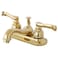 Kingston Brass KB8602 Royale 4 Centerset Bathroom Faucet Polished Brass