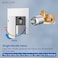 Airuida Square SingleFunction Brass Faucet Shower Roughin Valve Male Thread Bathroom Trim Kit Single Handle Tub Shower Valve 43 Inch Cover PlateChrome Polish