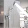 Hausadler Bathroom Shower Faucet Brass Single Handle Faucet Valve Bathroom Shower Mixer Chrome Finished