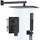 GABRYLLY Gabrylly Black Shower Faucet Set All Metal Rainfall Shower System with Rain Shower Head and Handle Set Modern Shower Fixtures Shower Head with Handheld ComboShower Valve Include Matte Black
