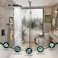 GABRYLLY Gabrylly Black Shower Faucet Set All Metal Rainfall Shower System with Rain Shower Head and Handle Set Modern Shower Fixtures Shower Head with Handheld ComboShower Valve Include Matte Black