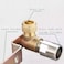 OMOTOOL Concealed Shower Faucet Wall Bracket Positioner Connector 15mmx12 for Exposed Thermostatic Bath Shower Mixer TapWallMounted Fitting Fixing Plate Copper