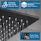POP SANITARYWARE Matte Black Shower Faucet Set Rainfall 12 Inch Shower Head and Handle Set Bathroom Rain Shower System Wall Mounted Shower Fixture Include Shower Valve and Trim Kit