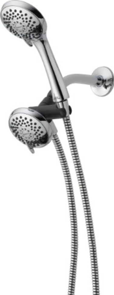 Peerless Delta Faucet 76311D Hand Shower Shower Head Combo Pack Chrome Brushed Nickel
