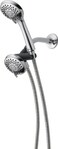 Peerless Delta Faucet 76311D Hand Shower Shower Head Combo Pack Chrome Brushed Nickel
