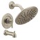 Moen Gibson PosiTemp Pressure Balancing Modern Tub and Shower Trim with 8Inch Rainshower Valve Required Brushed Nickel T3003EPBN