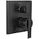 DELTA FAUCET T24867BL Angular Modern Monitor 14 Series Valve 3Setting Integrated Shower Trim with Diverter Matte Black