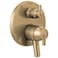 DELTA Delta DT27959CZ Trinsic 17 Series Pressure Balanced Valve Trim with Integrated Volume Control and 6 Function Diverter for Three Shower Applications Less RoughIn Champagne Bronze