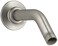 Kohler KOHLER MasterShowerR Showerarm and Flange 538 Long Vibrant Brushed Nickel