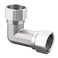 beduan Beduan Stainless Steel 12 Elbow 2 Ends Movable Cap Flexible Connector for Angled Valve Bidet Sprayer Shower Arm