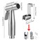 ABSOK Handheld Bidet SprayerToilet SprayerHandheld Stainless Steel with Hook Easy to Install for Personal Hygiene and Bedpan WC