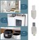 LAMDNL Cushioning Toilet Seat Dampers With Slowly Close Feature Easy Installation SlowlyClose Toilet Seat Buffer Pad Noise Dampening anticlockwise