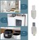 LAMDNL Cushioning Toilet Seat Dampers With Slowly Close Feature Easy Installation SlowlyClose Toilet Seat Buffer Pad Noise Dampening anticlockwise