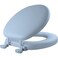 Mayfair 13EC 034 Soft Cushioned Toilet Seat 1 Pack Round Sky Blue