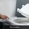 Mayfair 13EC 034 Soft Cushioned Toilet Seat 1 Pack Round Sky Blue