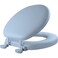 Mayfair 13EC 034 Soft Cushioned Toilet Seat 1 Pack Round Sky Blue