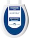 Mayfair Aurora Slow Close Toilet Seat Easy Clean Hinges and Adjustable Perfect Fit Plastic Seat Round White