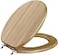 Jones Stephens Comfort Seats C3B2R220BN Toilet Seat Round Rattan Bamboo