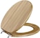 Jones Stephens Comfort Seats C3B2R220BN Toilet Seat Round Rattan Bamboo