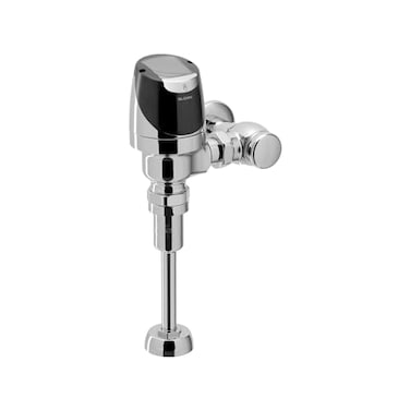 Sloan SOLIS 8186 Exposed Sensor Urinal Flushometer 0125 GPF Valve SolarPowered Infrared Sensor wCourtesy Flush Override Button Single Flush Fixture Connection Top Spud 3370010