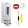 Doublelife SHANOER Toilet Push Button Valve Replacment Dual Flush 984inch Height Fit for Drain Diameter 256295 White