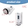 T Tulead Toilet Push Button Valve Dual Flush Fill Valve Flush Valve Height 826Include Black Washer for Drainage Hole 6570mm256275