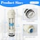 TOILTOBLE THU224 Toilet Flush Valve Assembly with Mounting Nut Fit for TOTO Two Piece Aquia Toilet Tank ST412M