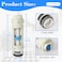 TOILTOBLE THU224 Toilet Flush Valve Assembly with Mounting Nut Fit for TOTO Two Piece Aquia Toilet Tank ST412M