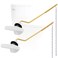 Hygie Rinse 2Pack Universal Side Mount Toilet Handle Replacement Kit Compatible with Kohler KGP30324CPGlacier Bay Toilet with Flapper Chains Metal Toilet Flusher Lever White