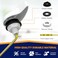 UpperHome Front Mount Toilet Handle Replacement Compatible with American Standard Kohler TOTO Gerber and Most Front Mount Toilet Tanks White