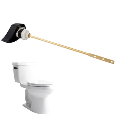 Hibbent Toilet Handle Tank Flush Lever Replacement Compatible with TOTOTHU004CP Trip Lvr for ST701 CST854 Side Mount Toilet Flush Handle Toilet Trip Lever Matte Black
