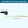 Hygie Rinse 2PCS Universal Metal Toilet Handle Replacement Kit Front Mount Toilet Lever Compatible with TOTOGlacier BayGerber Toilet Flush Handle with Flapper Chain Oil Rubbed Bronze