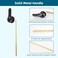 Hygie Rinse 2PCS Universal Metal Toilet Handle Replacement Kit Front Mount Toilet Lever Compatible with TOTOGlacier BayGerber Toilet Flush Handle with Flapper Chain Oil Rubbed Bronze