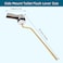 Hygie Rinse Metal Toilet Handle Lever Flush Replacement 2PCS Universal Side Mount Toilet Handle with Stainless Steel Flapper Chains Toilet Repair Kit Brushed Nickel