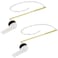 iFealClear 2 Pack Metal Toilet Handle Replacement Kit Universal Front Mount Toilet Tank Flush Lever Replacement Solid Brass Toilet Trip Lever Fits Most Toilets White